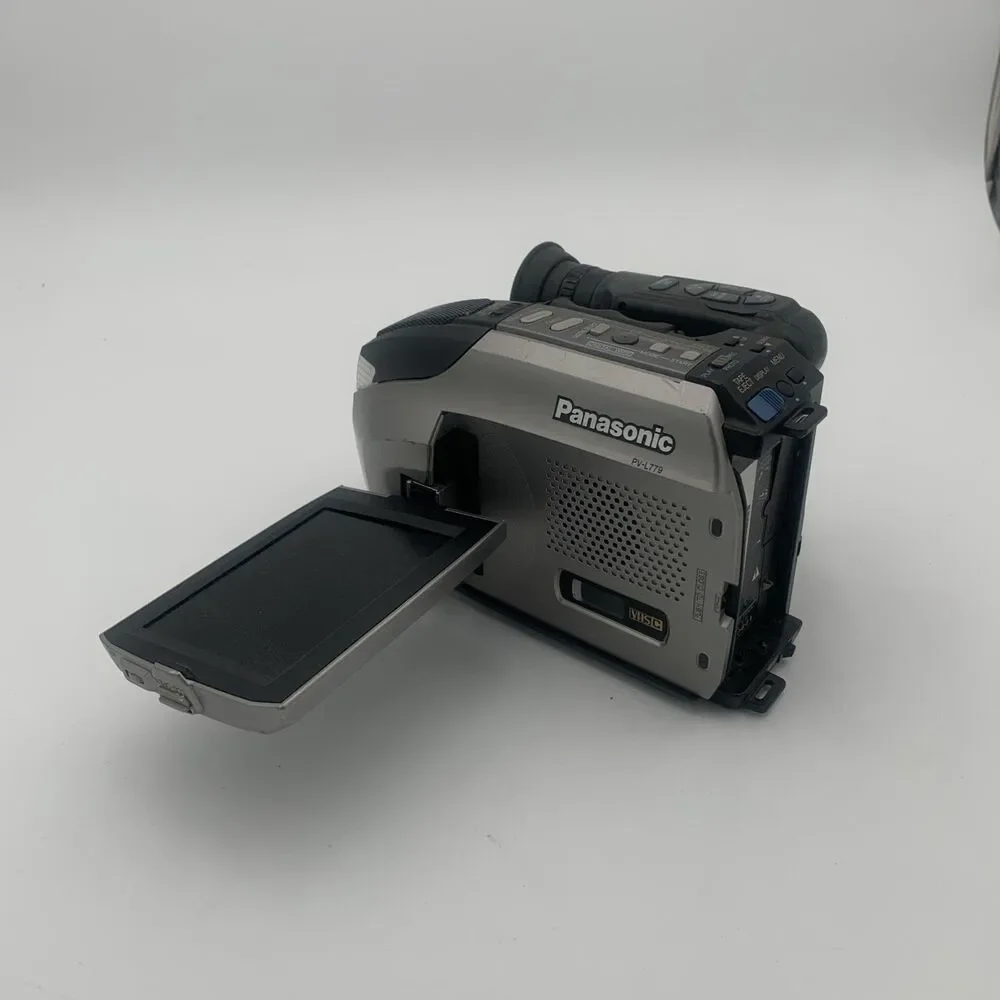 Panasonic Black and Silver Video Camera